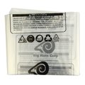 Big Horn 20 Inch Dia. Clear Plastic Dust Collection Bag 32 Inch x 42 Inch - Replaces Delta 50-891, PK 5 11781